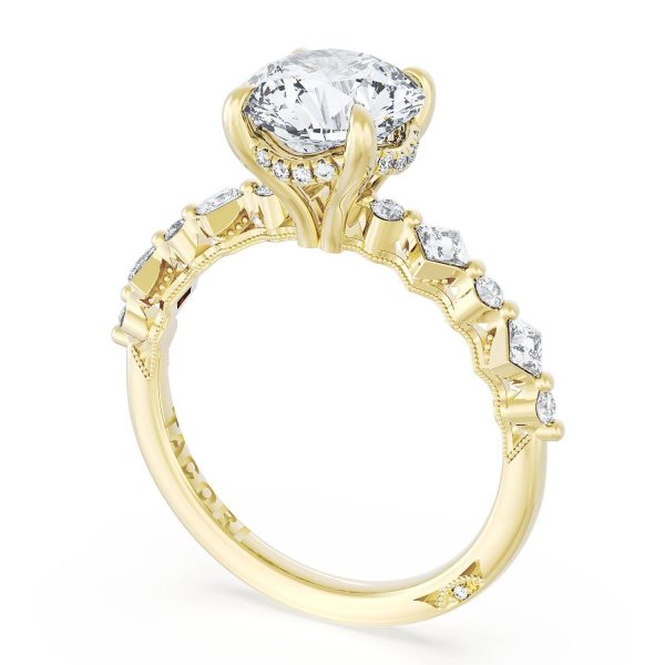Round Solitaire Engagement Ring - Image 3