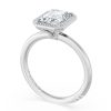 Emerald Bloom Engagement Ring - Image 4