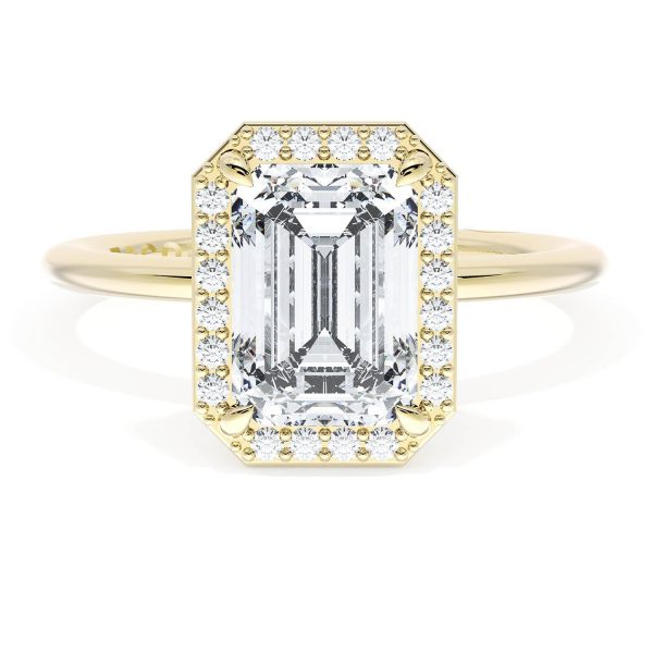 Emerald Bloom Engagement Ring
