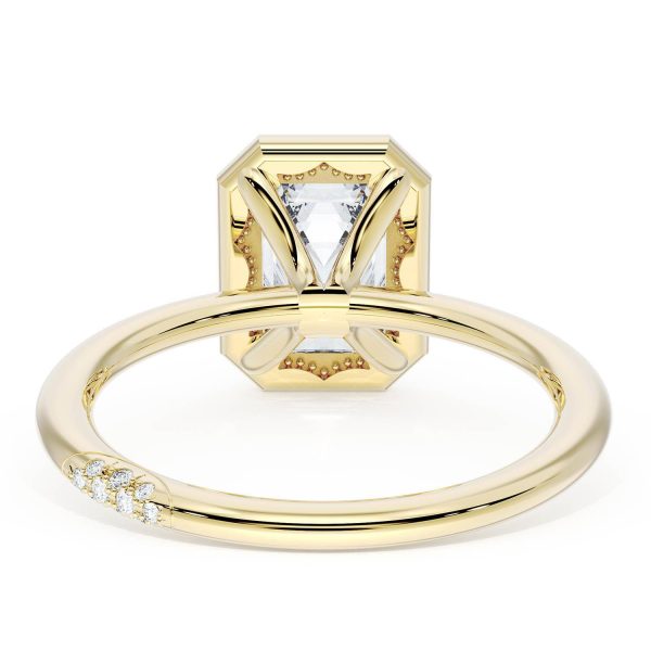 Emerald Bloom Engagement Ring - Image 3