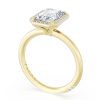 Emerald Bloom Engagement Ring - Image 4