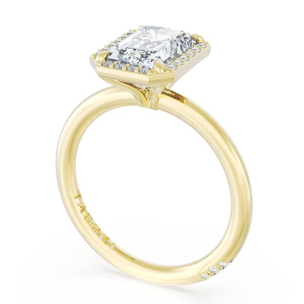 Emerald Bloom Engagement Ring - Image 4