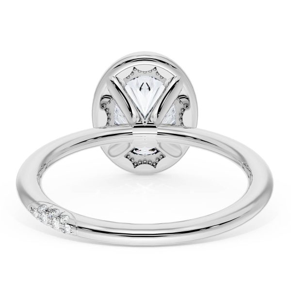 Oval Bloom Engagement Ring - Image 3