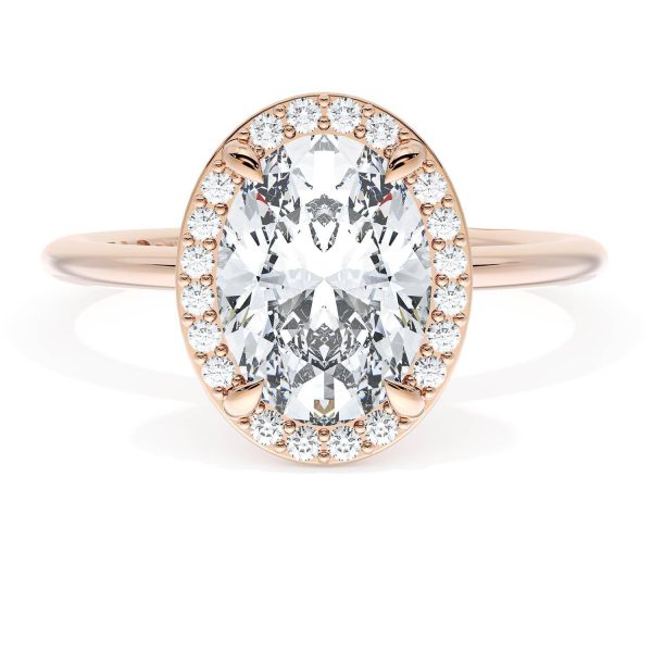 Oval Bloom Engagement Ring
