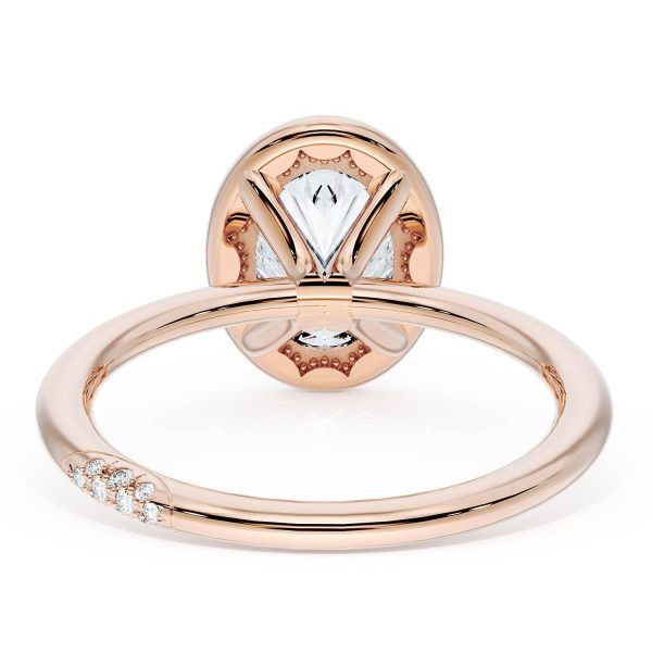 Oval Bloom Engagement Ring - Image 3