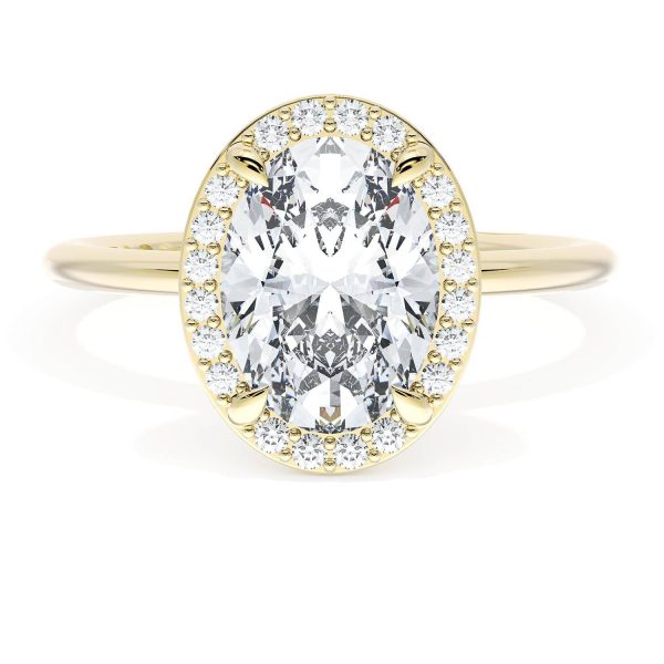 Oval Bloom Engagement Ring