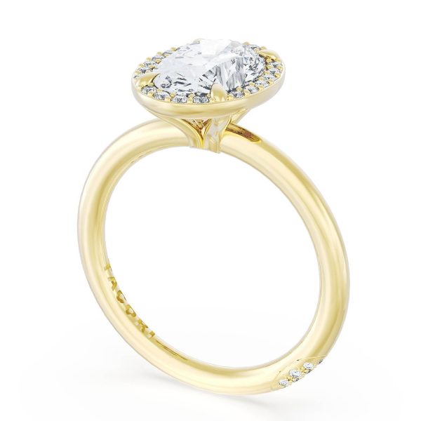 Oval Bloom Engagement Ring - Image 4