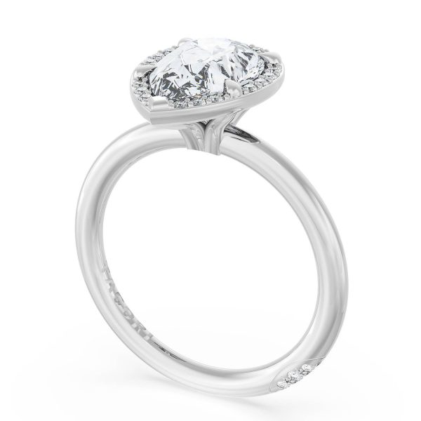 Pear Bloom Engagement Ring - Image 4