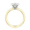 Pear Bloom Two-Tone Engagement Ring - Image 2