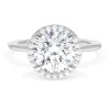 Round Bloom Engagement Ring