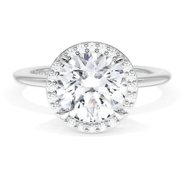 Round Bloom Engagement Ring