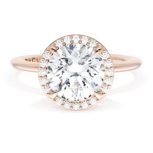 Round Bloom Engagement Ring