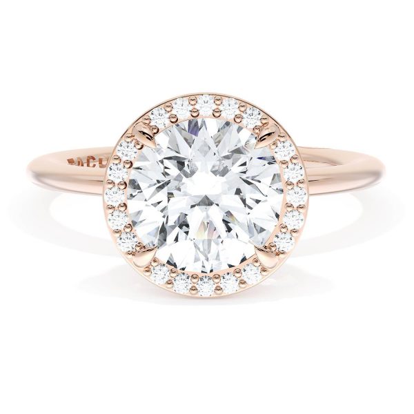Round Bloom Engagement Ring