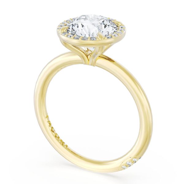 Round Bloom Engagement Ring - Image 4