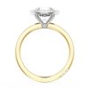 Round Bloom Two-Tone Engagement Ring - Image 2