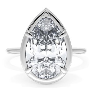 Pear Solitaire Engagement Ring
