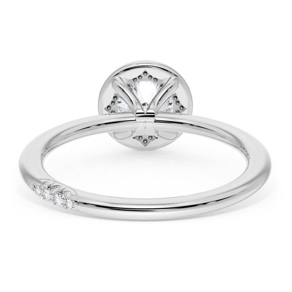 Round Solitaire Engagement Ring - Image 3