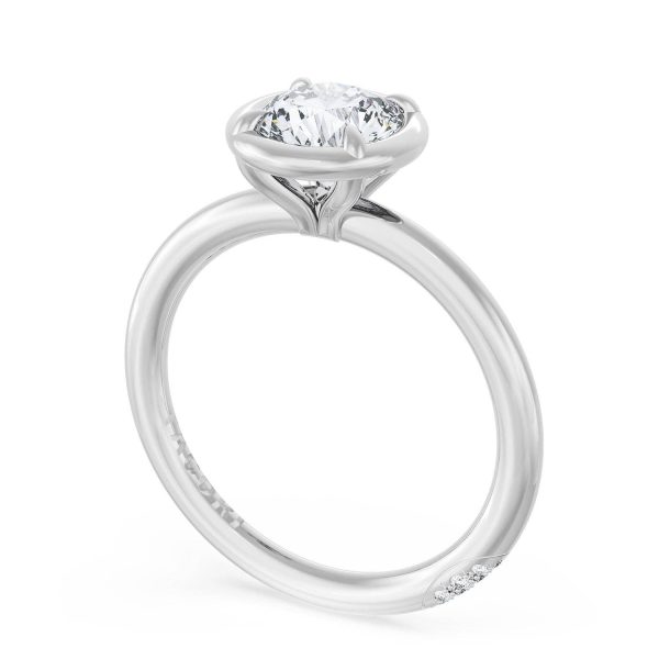 Round Solitaire Engagement Ring - Image 4