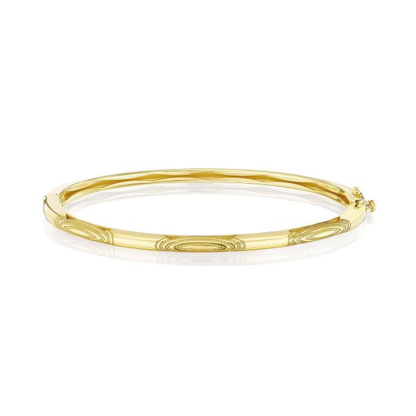 Bangle, Pulse Milgrain, 3mm