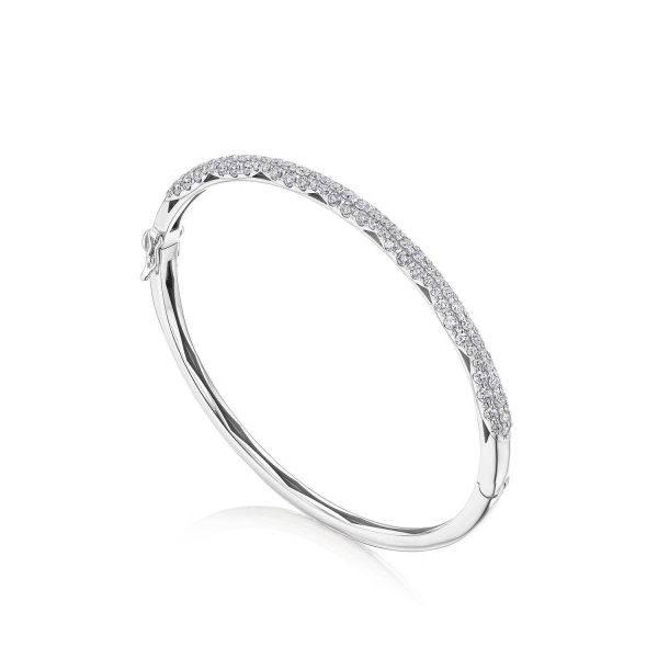 Bangle, Full Diamond, 3mm - Image 3