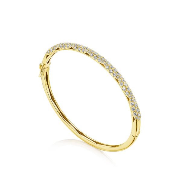 Bangle, Full Diamond, 3mm - Image 3