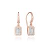 Diamond French Wire Earring - 1ct - Image 2