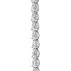 Pear Diamond Tennis Necklace - Image 3