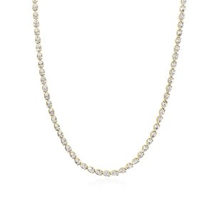 Pear Diamond Tennis Necklace