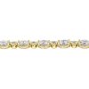 Mixed Diamond Tennis Necklace - Image 3