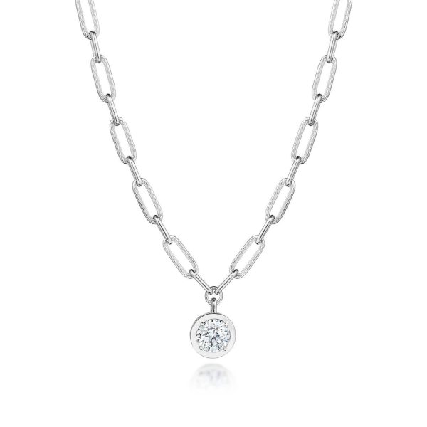 Petite Diamond Link Necklace