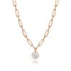 Petite Diamond Link Necklace