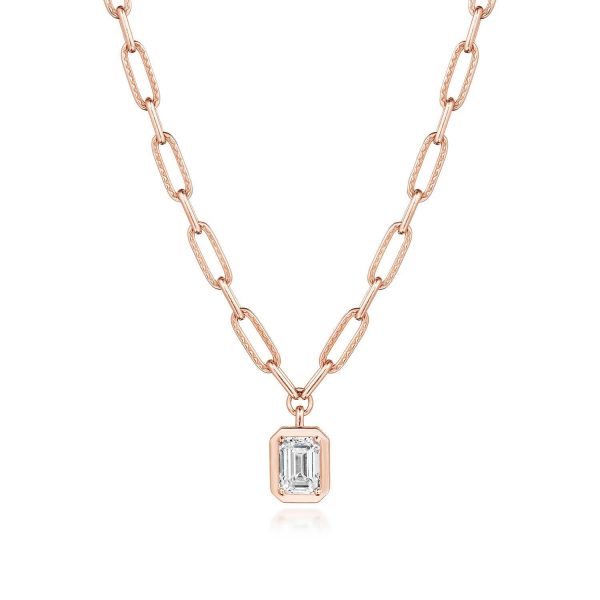 Petite Diamond Link Necklace - 1.54ct