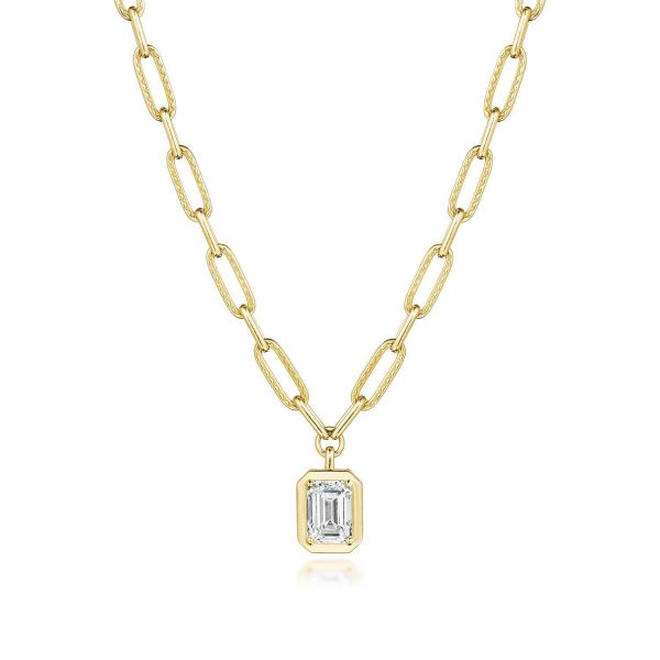 Petite Diamond Link Necklace - 1.54ct