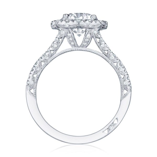 Round with Cushion Bloom Engagement Ring - Image 2