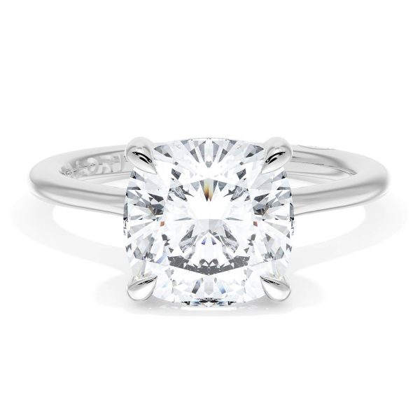 Cushion Solitaire Engagement Ring