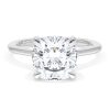 Cushion Solitaire Engagement Ring