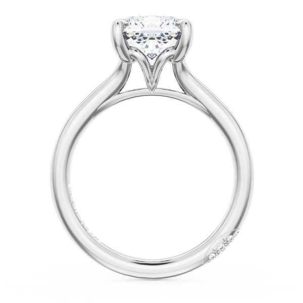 Cushion Solitaire Engagement Ring - Image 2
