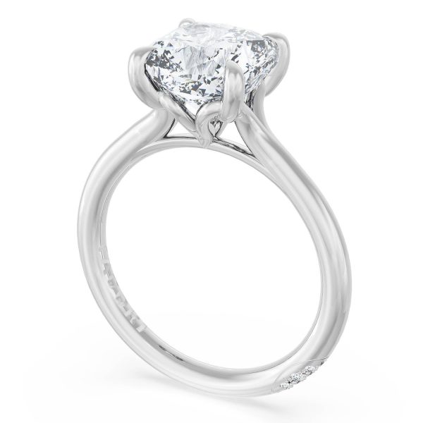 Cushion Solitaire Engagement Ring - Image 3