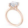 Cushion Solitaire Engagement Ring - Image 3