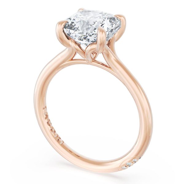 Cushion Solitaire Engagement Ring - Image 3