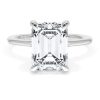 Emerald Solitaire Engagement Ring