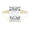 Emerald Solitaire Engagement Ring