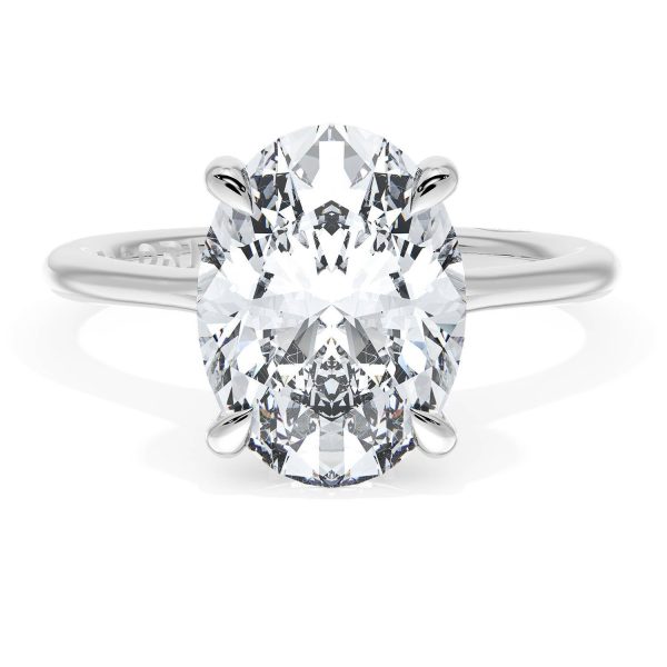 Oval Solitaire Engagement Ring