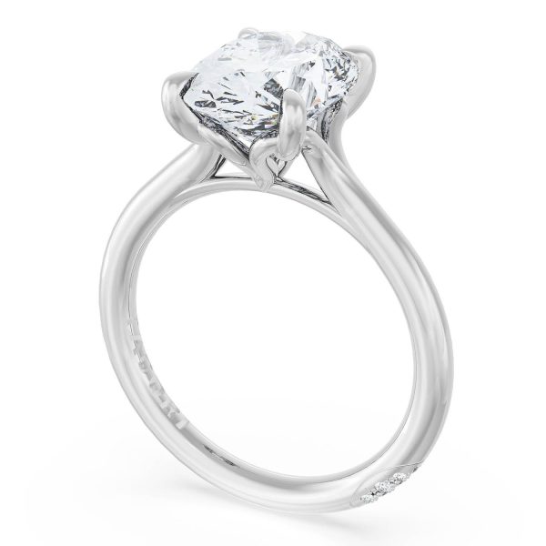Oval Solitaire Engagement Ring - Image 3