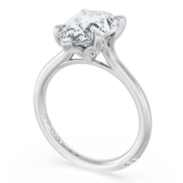 Pear Solitaire Engagement Ring - Image 3