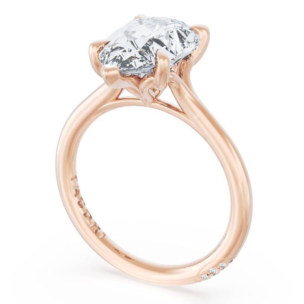 Pear Solitaire Engagement Ring - Image 3