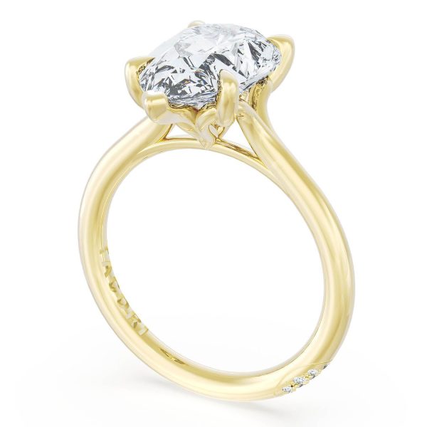 Pear Solitaire Engagement Ring - Image 3