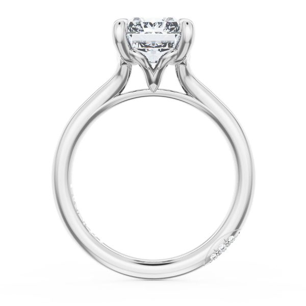 Radiant Solitaire Engagement Ring - Image 2