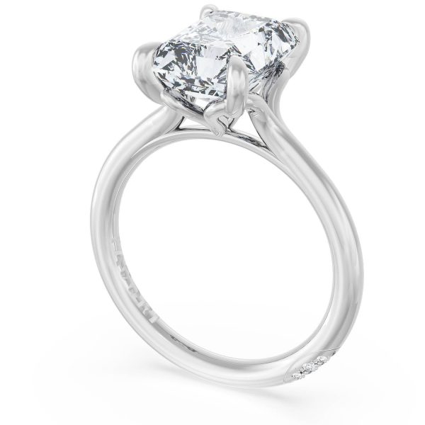 Radiant Solitaire Engagement Ring - Image 3