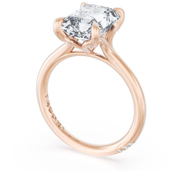 Radiant Solitaire Engagement Ring - Image 3